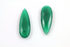 Green Onyx Faceted Pear Shaped Drops, 1 Pair, (GNX/PEAR/15x40PR)